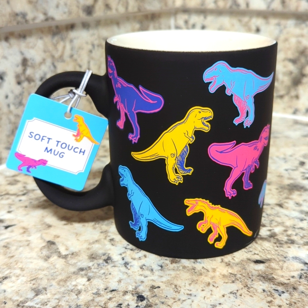 🎁 Xmas Gift: Neon Dinosaur Mug